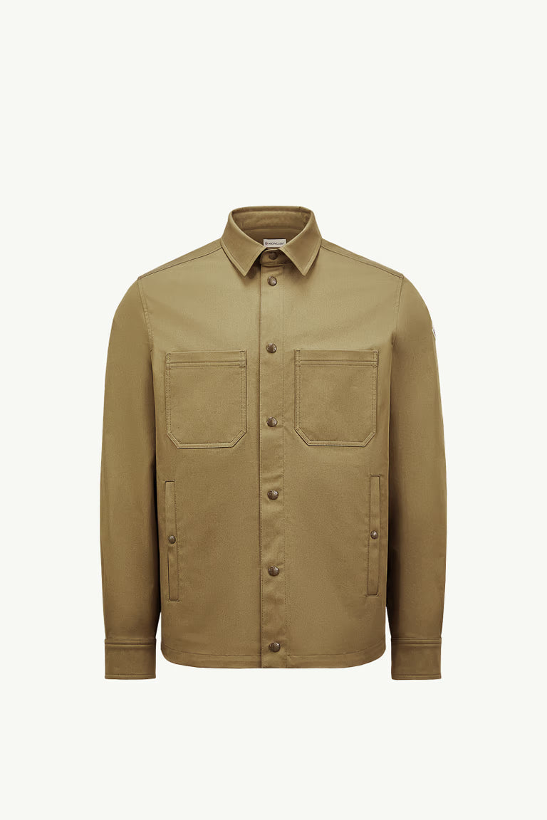 Cotton Gabardine Shirt Jacket