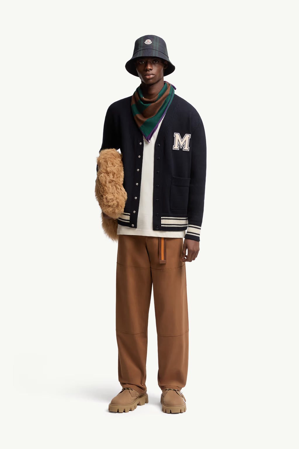 Monogram Cotton Piquet Polo Shirt