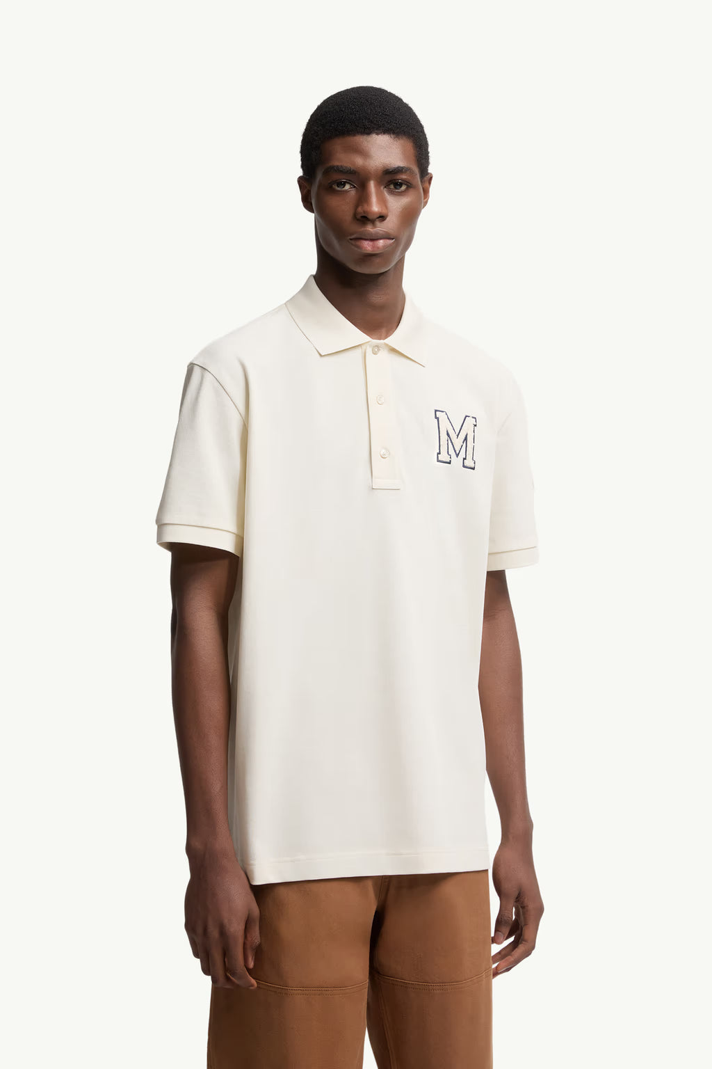 Monogram Cotton Piquet Polo Shirt